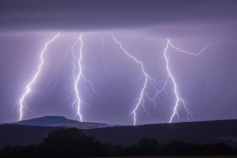 Gewitter in Sachsen