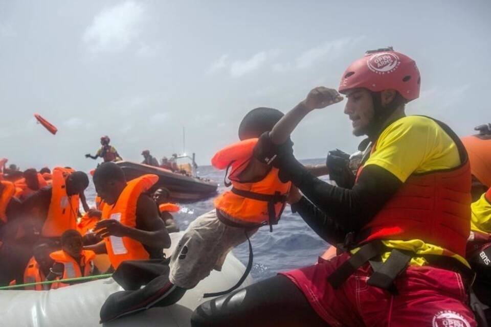 Rettung im Mittelmeer