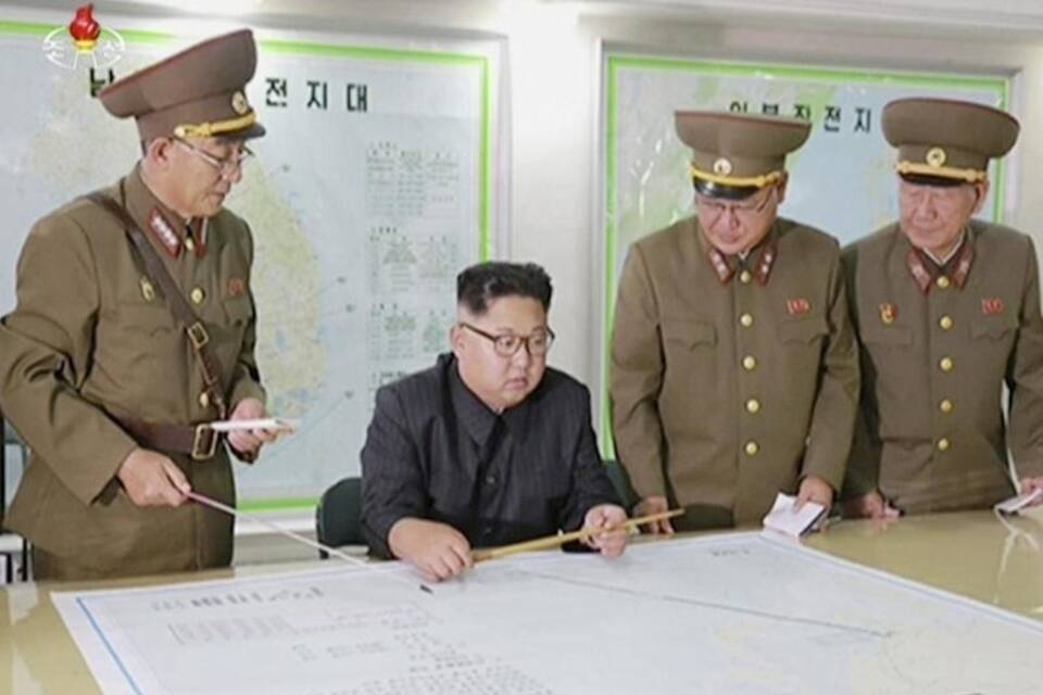 Briefing in Pjöngjang