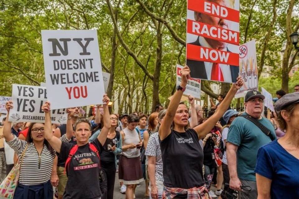 Protest gegen Trump