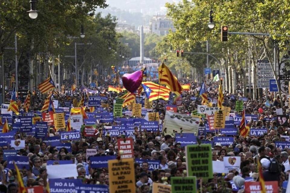 Gedenken in Barcelona Gedenken in Barcelona