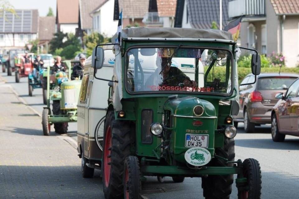 Empfang für «Trecker-Willi» Empfang für «Trecker-Willi»