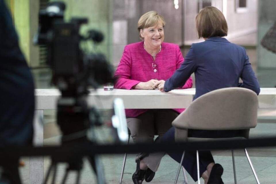 Merkel bei «Berlin direkt» Merkel bei «Berlin direkt»