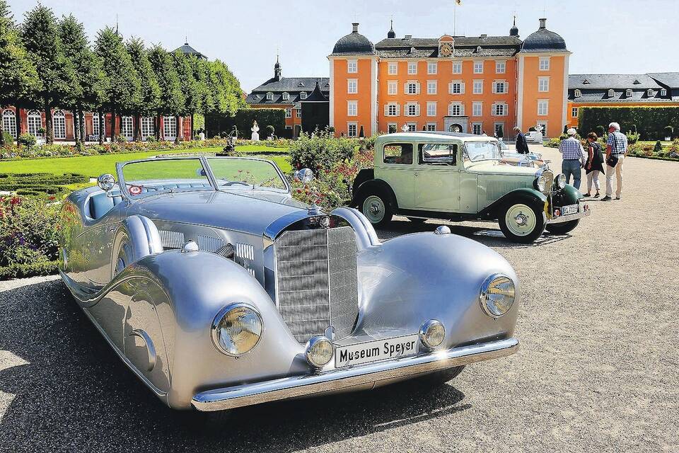 Schwetzinger Schlossgarten Oldtimerschau "International Concours d