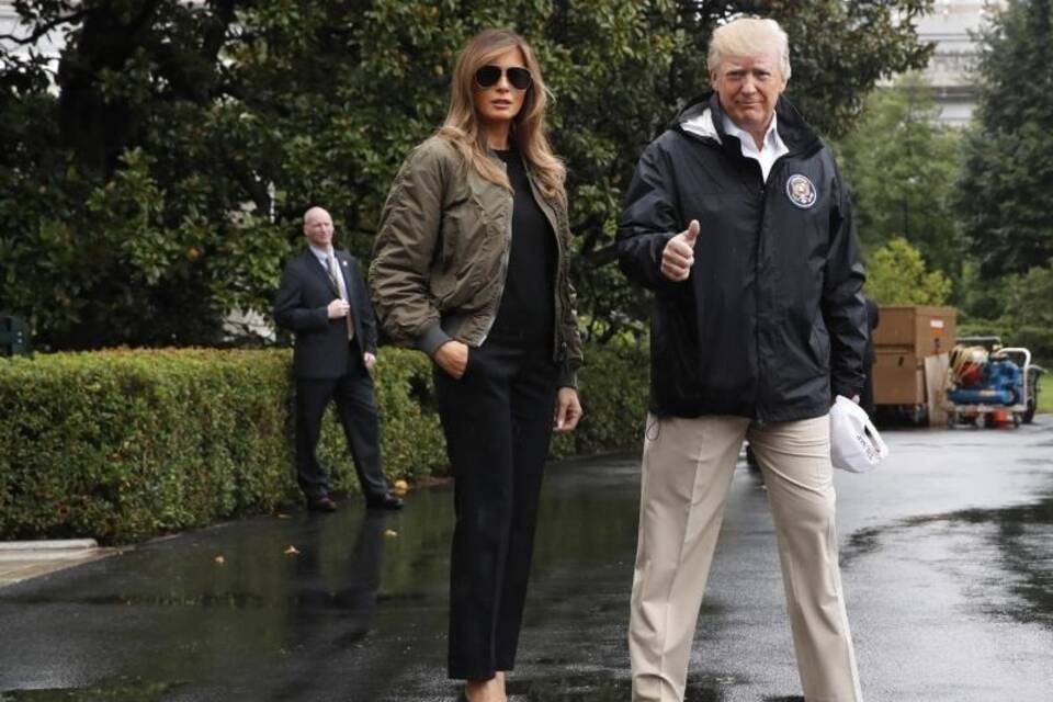 «Katastrophenhilfe-Barbie»: Spott und Hohn für Melania Trump wegen High