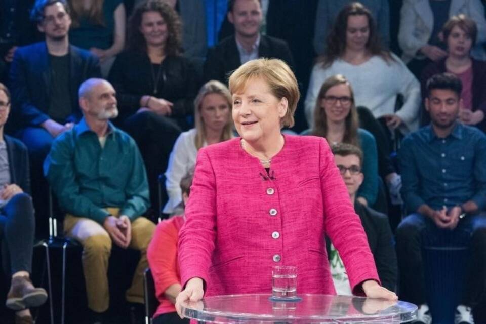ZDF-Sendung «Klartext, Frau Merkel» ZDF-Sendung «Klartext, Frau Merkel»