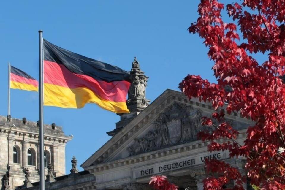 Reichstag im Herbst