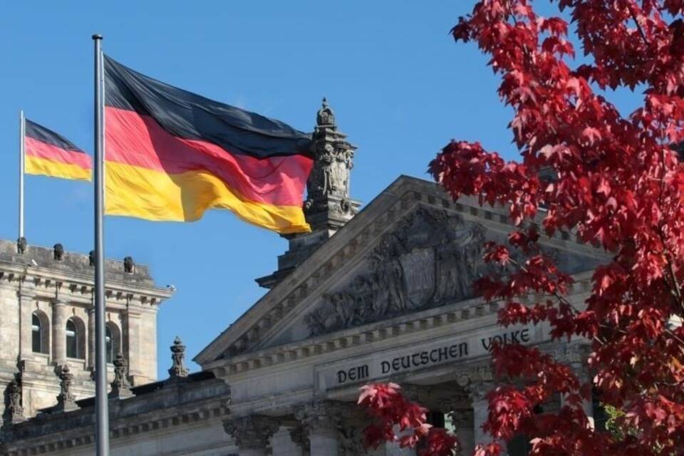 Reichstag im Herbst