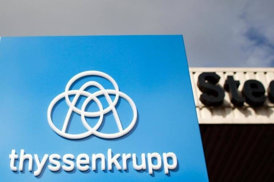 Thyssenkrupp-Schild