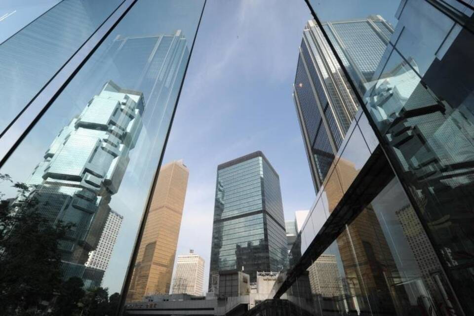 Bankenviertel in Hongkong