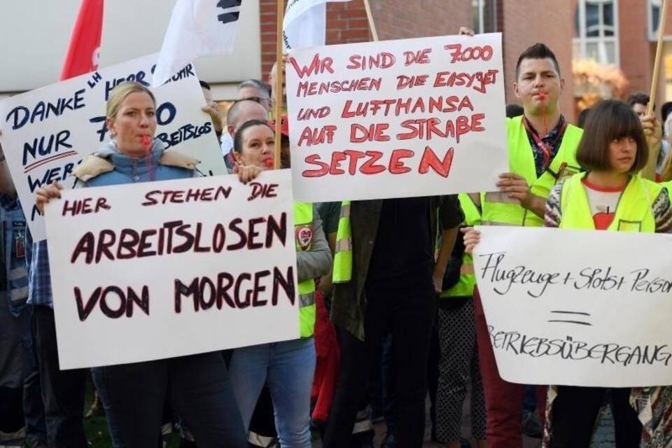 Verdi-Protestaktion Verdi-Protestaktion
