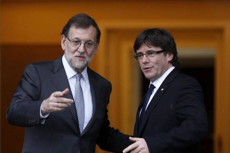 Mariano Rajoy und Carles Puigdemont