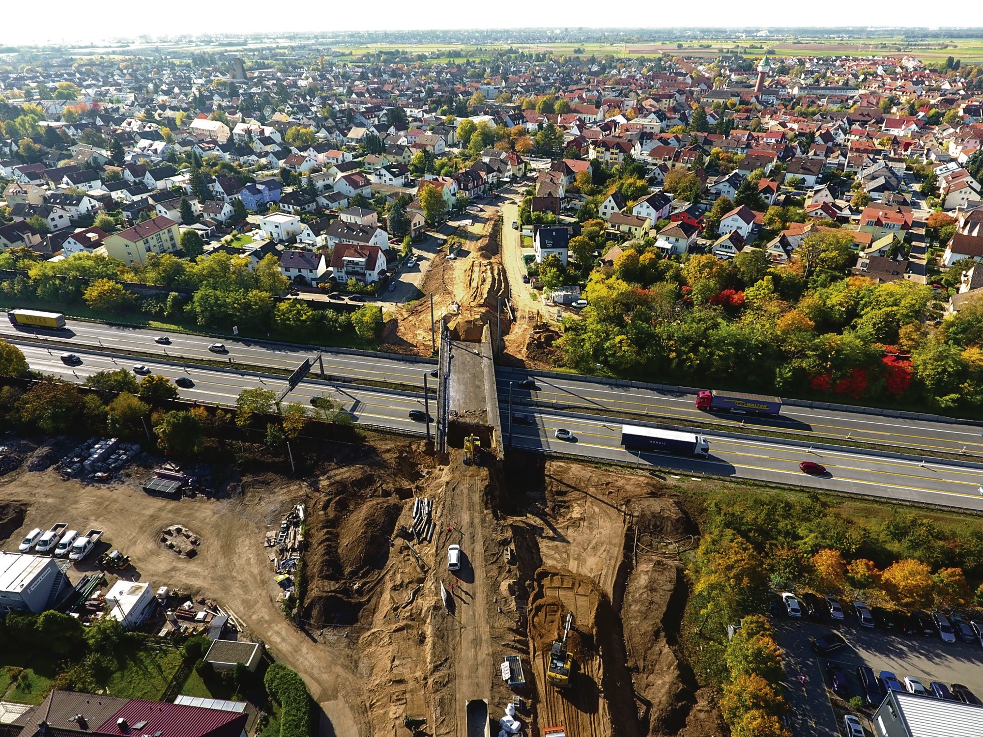 Eppelheim Am Heutigen Freitagabend Beginnt Der Bruckenabriss Nachrichten Region Heidelberg Rnz