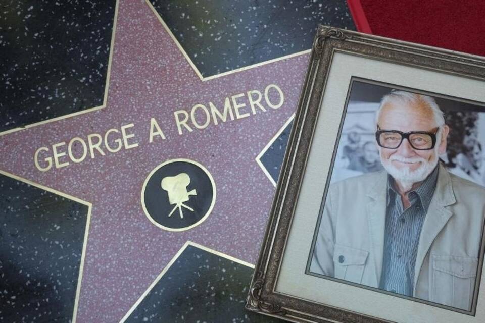 George A. Romero mit Hollywood-Stern geehrt George A. Romero mit Hollywood-Stern geehrt