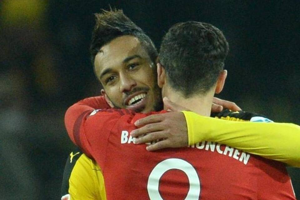 Lewandowski und Aubameyang Lewandowski und Aubameyang