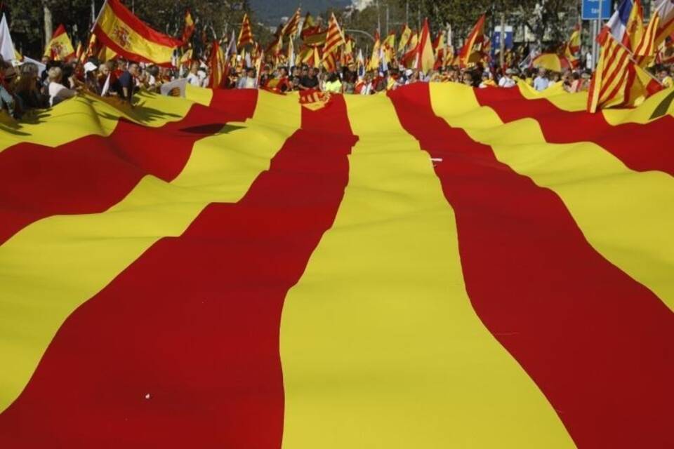 Demonstration in Katalonien