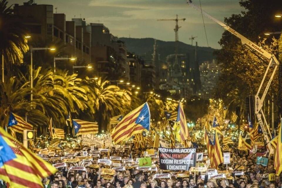 Demonstration in Barcelona