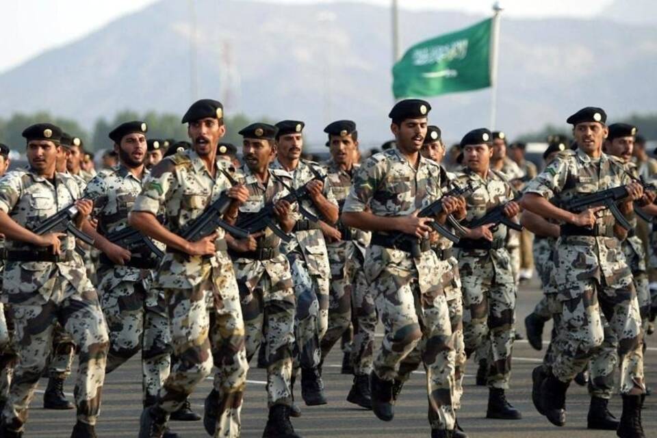 Saudische Soldaten
