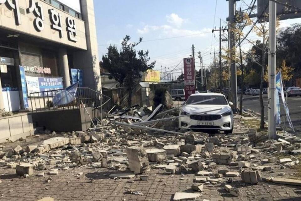Erdbeben in Südkorea