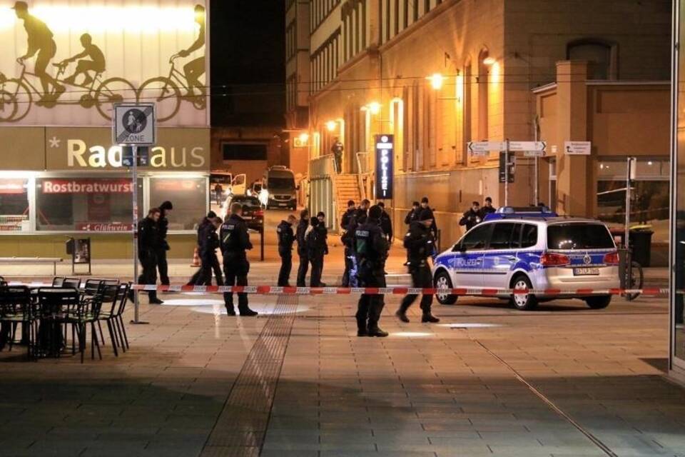 Polizeieinsatz in Erfurt Polizeieinsatz in Erfurt