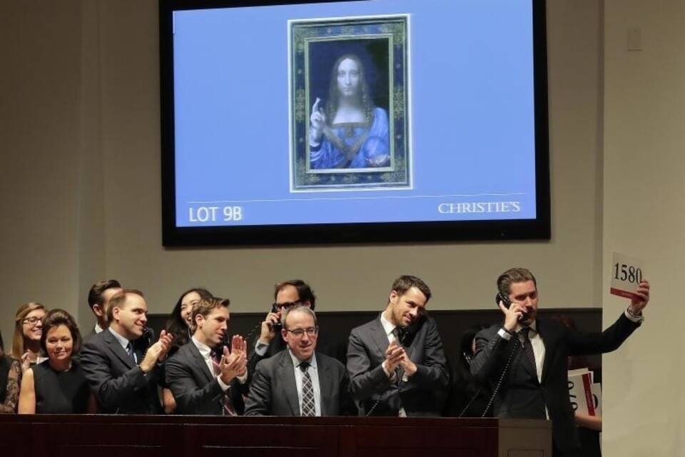 Da Vinci-Gemälde versteigert Da Vinci-Gemälde versteigert