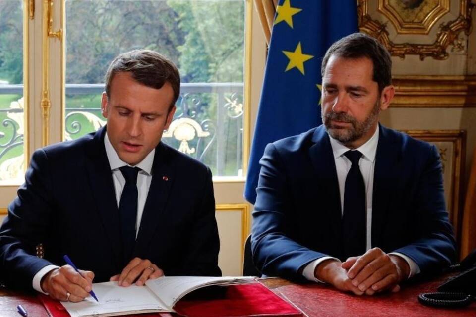 Macron und Castaner