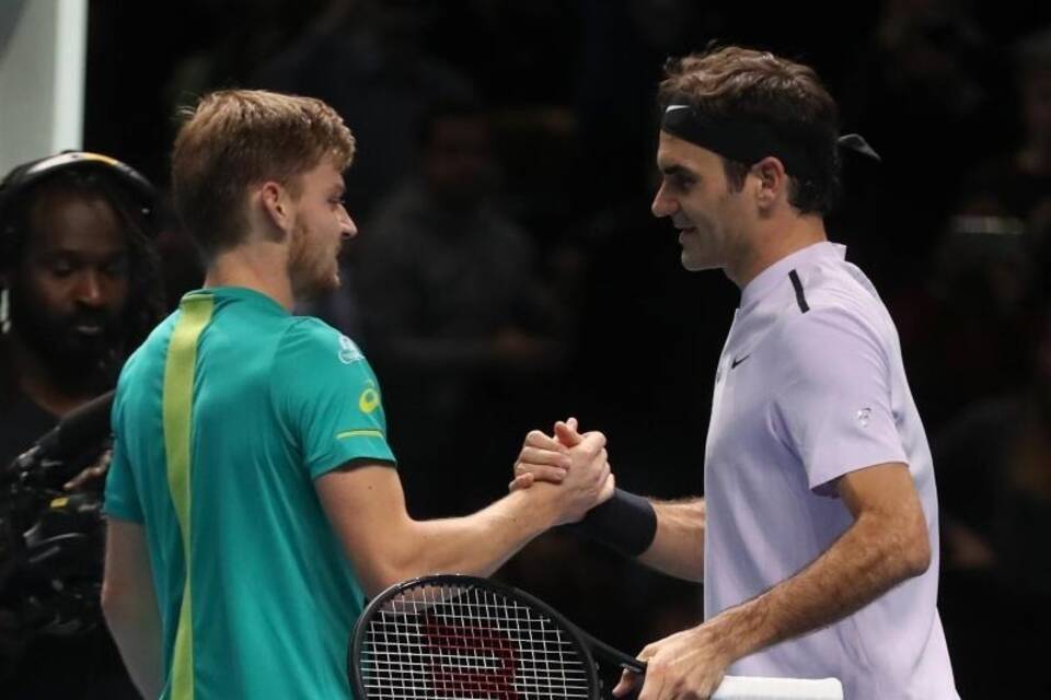 Goffin und Federer Goffin und Federer