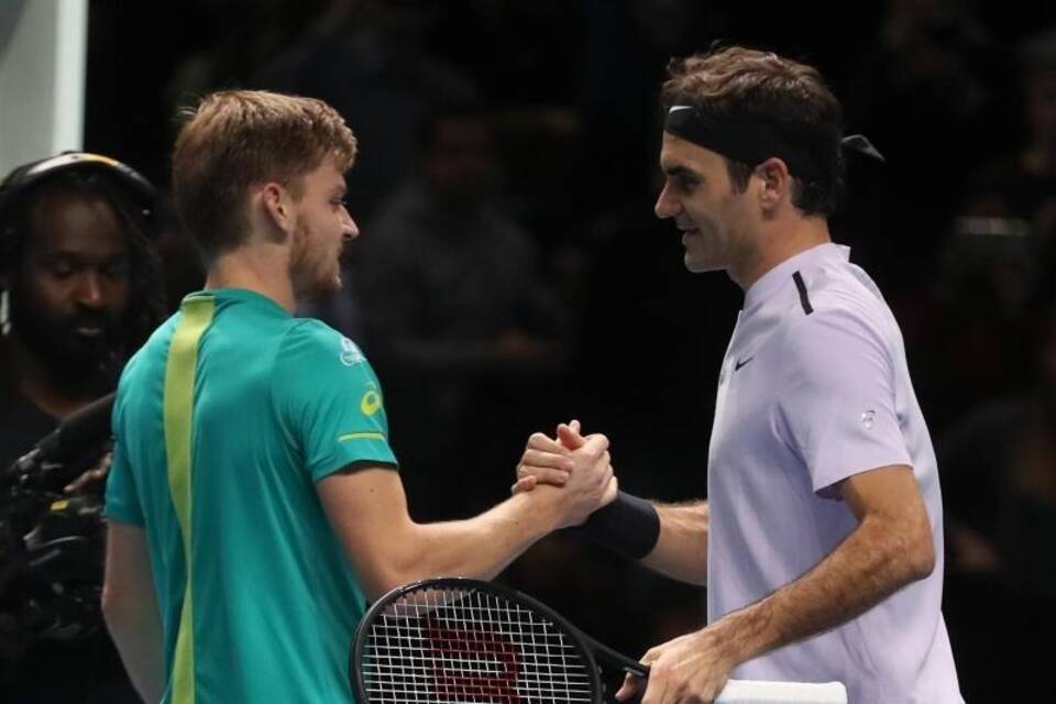 Goffin und Federer