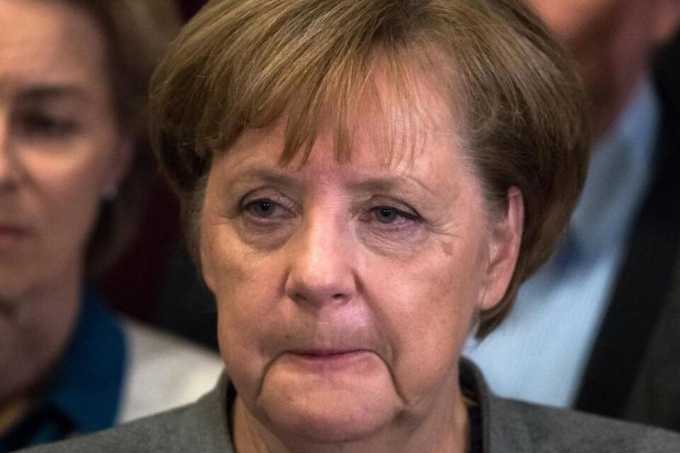 Merkel spricht in Berlin