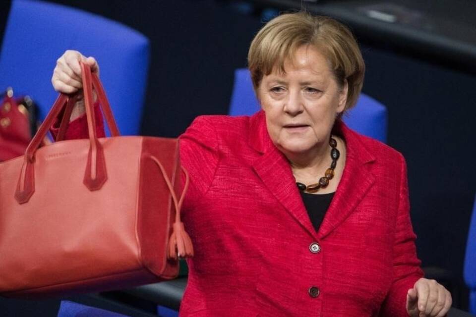 Merkel im Bundestag Merkel im Bundestag