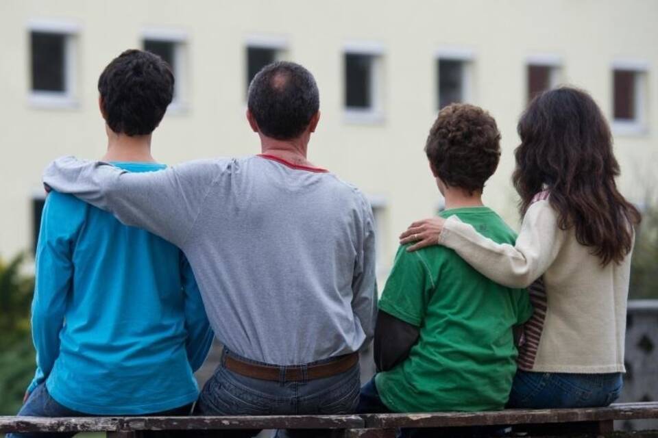 Flüchtlingsfamilie