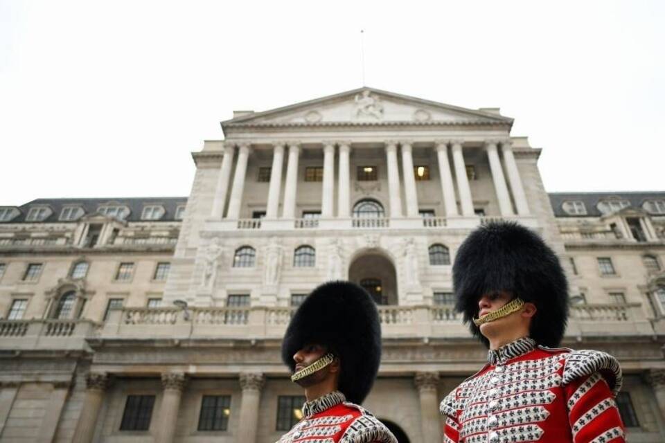 Ehrengarde vor Bank of England
