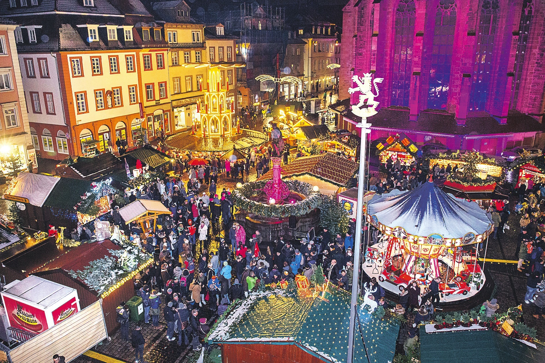 Pink Monday auf dem Heidelberger Weihnachtsmarkt