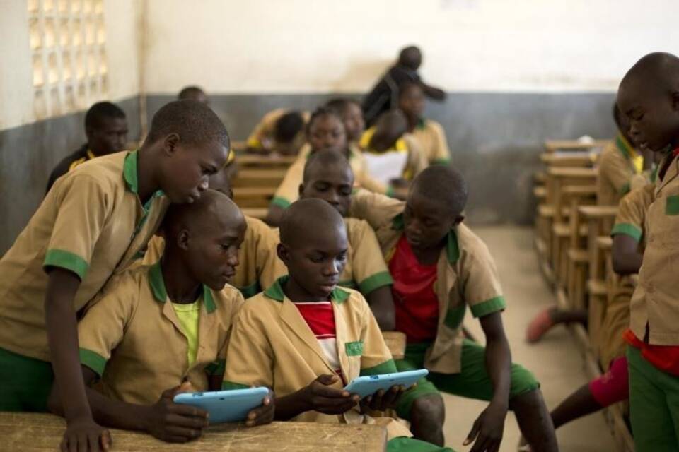 Schulkinder in Kamerun Schulkinder in Kamerun