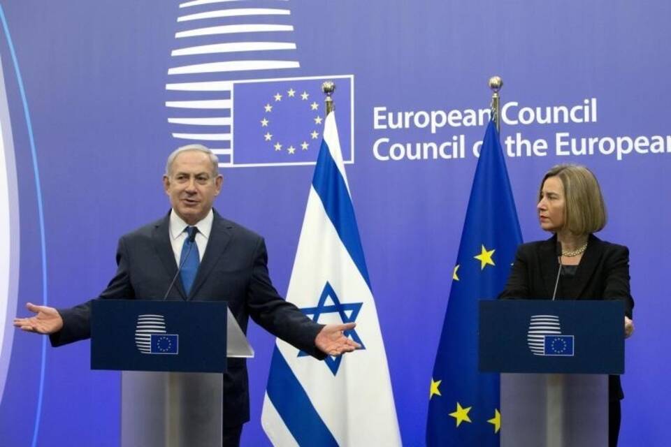 Netanjahu und Mogherini