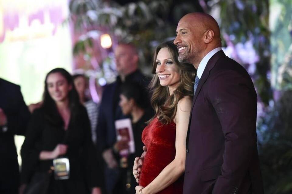 Dwayne Johnson & Lauren Hashian