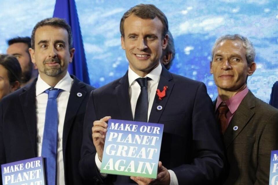 Macron in Paris