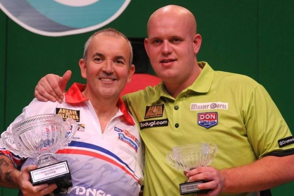 Phil Taylor und Michael van Gerwen Phil Taylor und Michael van Gerwen