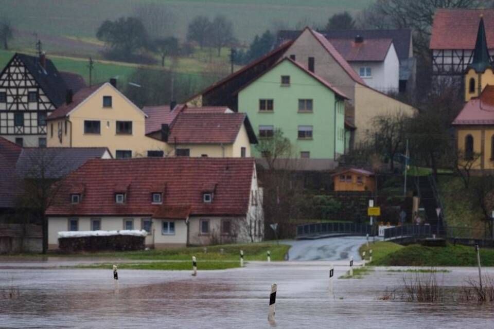 Hochwasser in Oberfranken