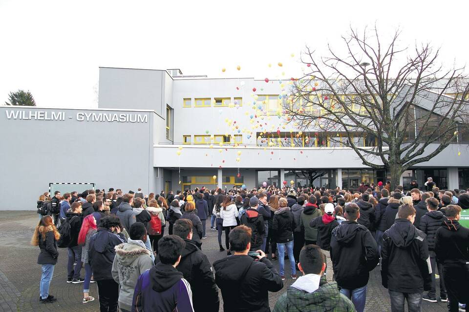 Wilhelmi Gymnasium Sinsheim Mit Flashmob ins Jubiläumsjahr Sinsheim