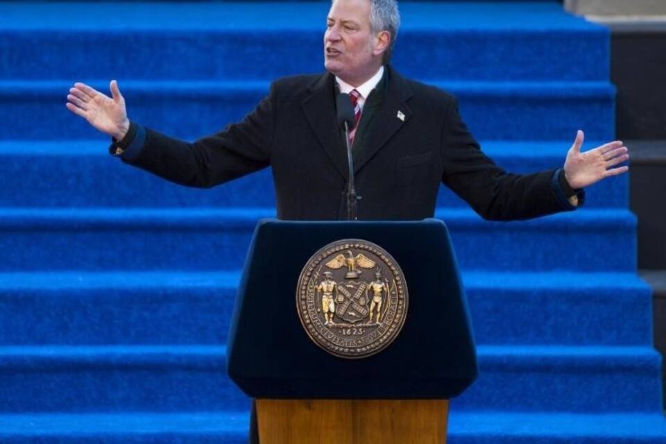New Yorks Bürgermeister Bill de Blasio