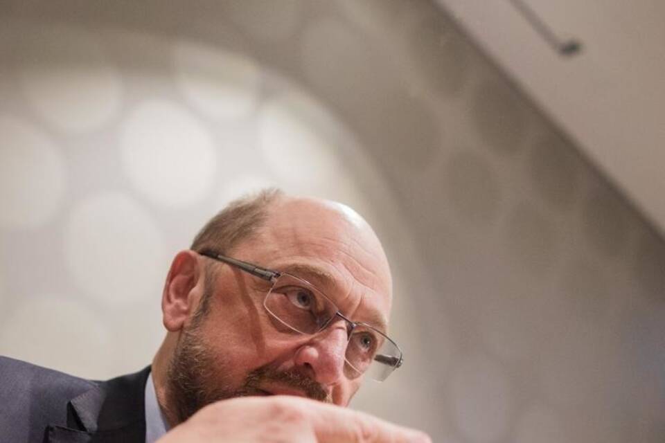 SPD-Chef Schulz in Düsseldorf