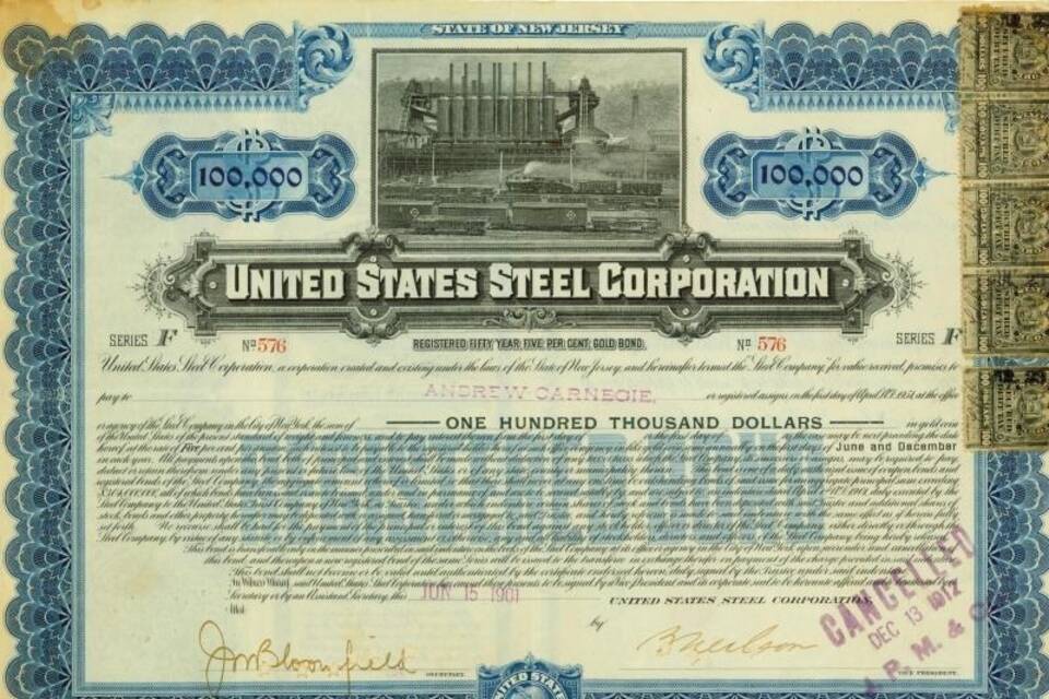 Anleihe der United States Steel Corporation Anleihe der United States Steel Corporation