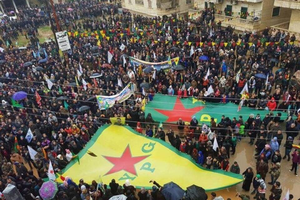 Demonstration in Afrin