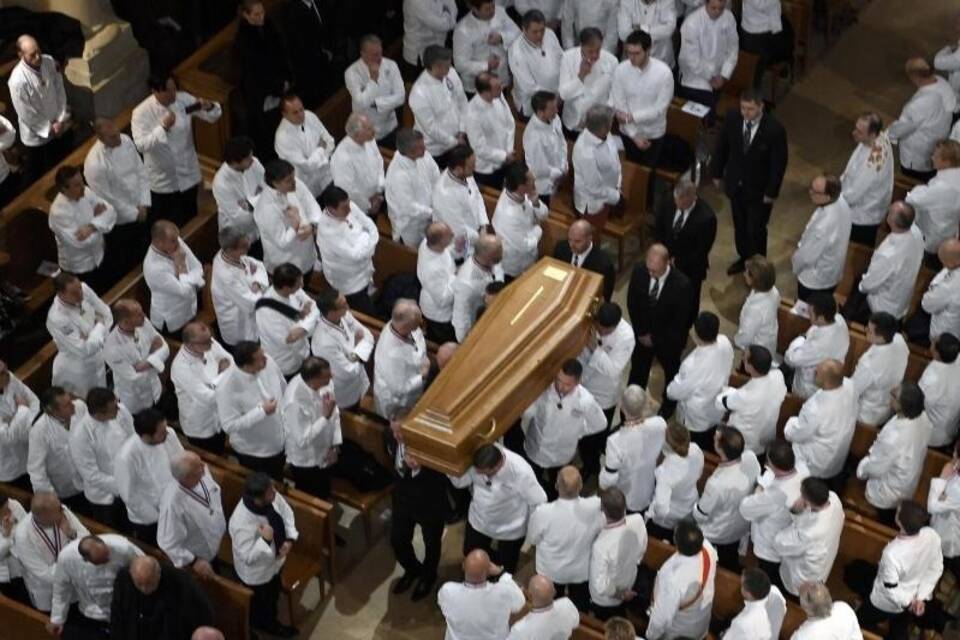 Trauerfeier für Starkoch Paul Bocuse Trauerfeier für Starkoch Paul Bocuse