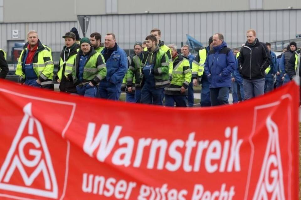 Warnstreik der IG Metall Warnstreik der IG Metall