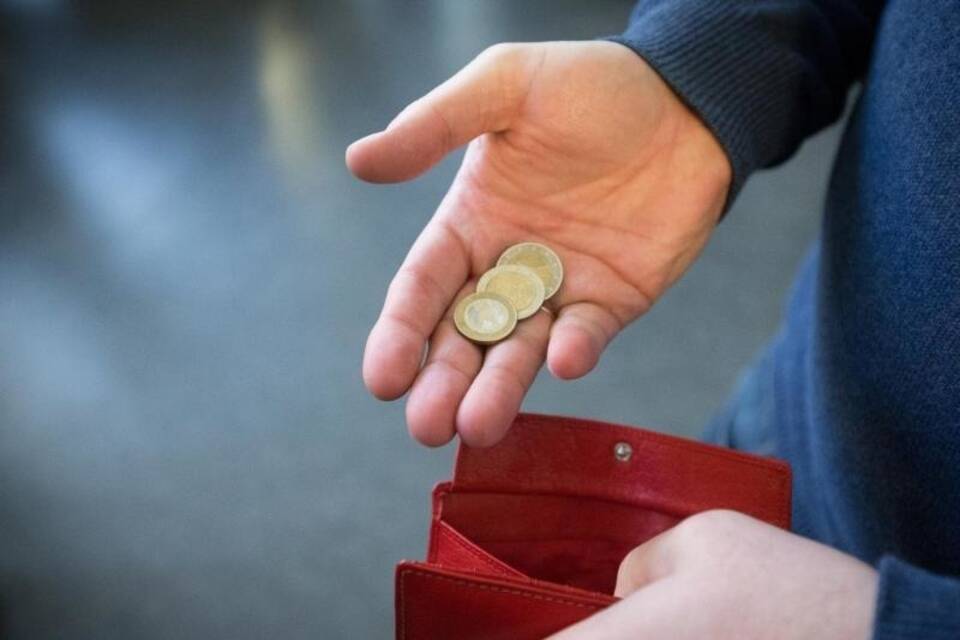 Geld im Portemonnaie Geld im Portemonnaie