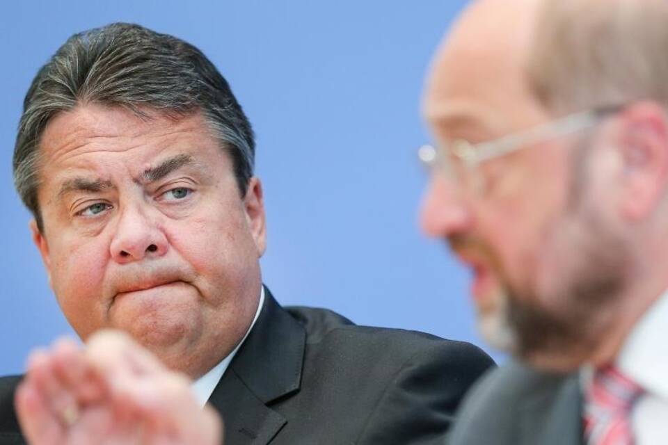 Martin Schulz und Sigmar Gabriel