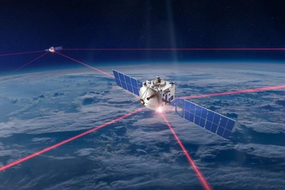 Kommunikation mit Laser