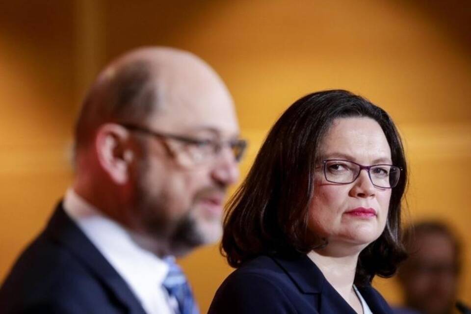Nahles und Schulz Nahles und Schulz